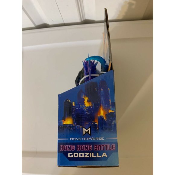 Godzilla vs Kong Hong Kong Battle Godzilla Battle Damage Playmates 6" Figure‎ - Picture 6 of 9